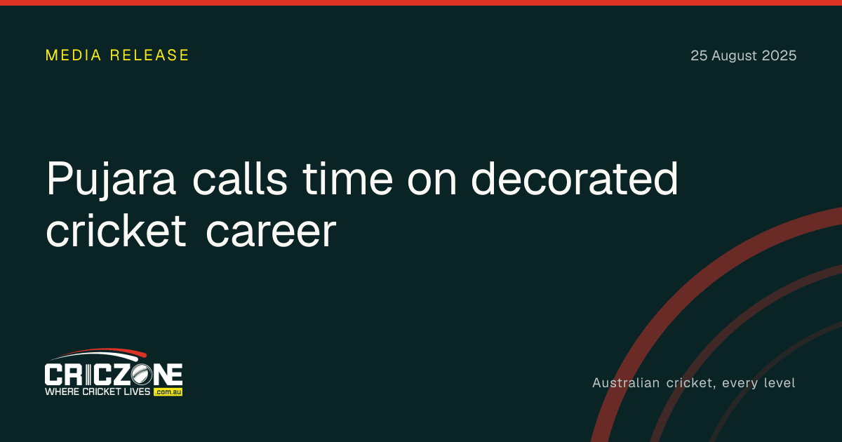 CricZone editorial cover. Pujara calls time on decorated cricket career.